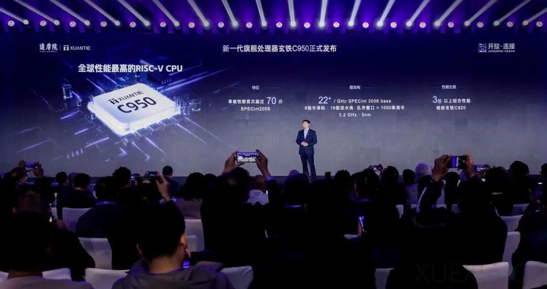 RISC-V冲入服务器CPU核心赛场，玄铁C950定义高性能标杆