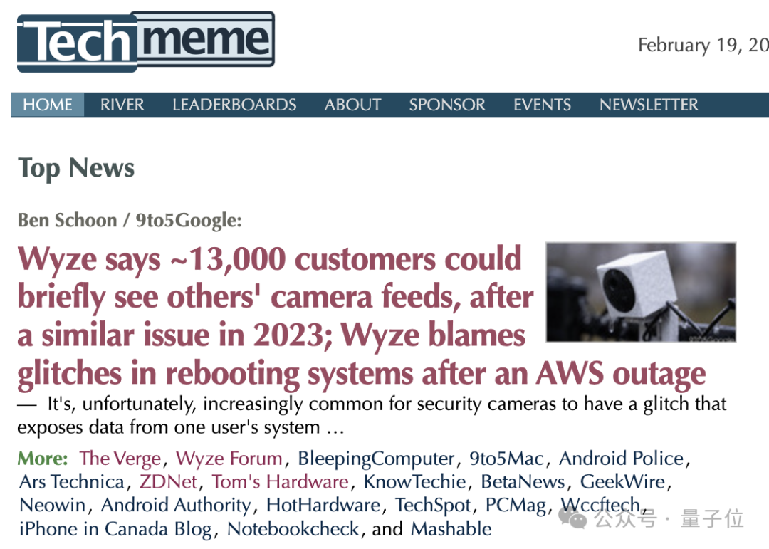 10000+摄像头连上别人家!网络故障导致中断重启,官方甩锅第三方缓存库