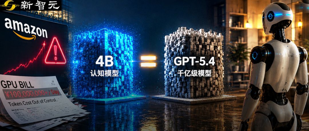 苹果渴求的端侧AI杀出黑马：首个认知模型诞生，4B打平GPT-5.4！