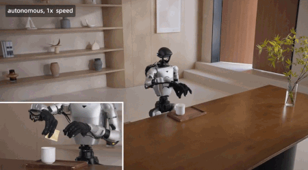 人形机器人不再「走走停停」：Current Robotics发布全身灵巧操作模型Curr-0