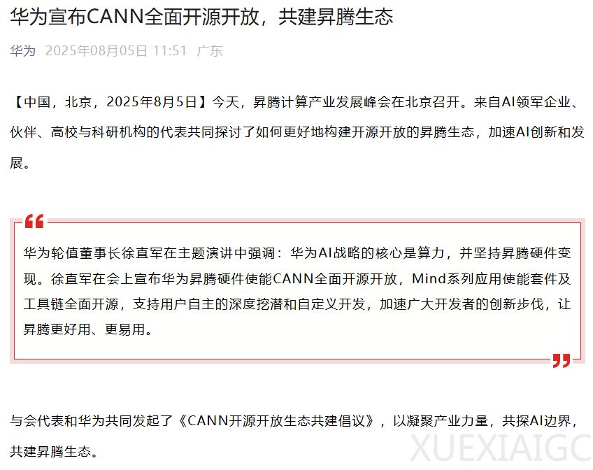 「从追赶者到引领者,路有多远?」 我们和CANN一线开发者聊了聊