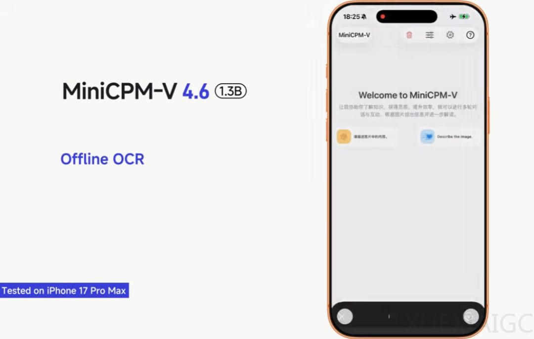 手机跑多模态也能快到飞起！面壁MiniCPM-V 4.6开源