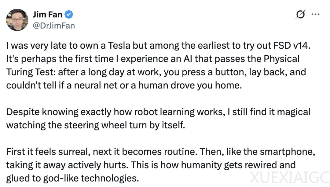 特斯拉通过「物理图灵测试」！英伟达机器人主管爆吹，圣诞节刷屏了