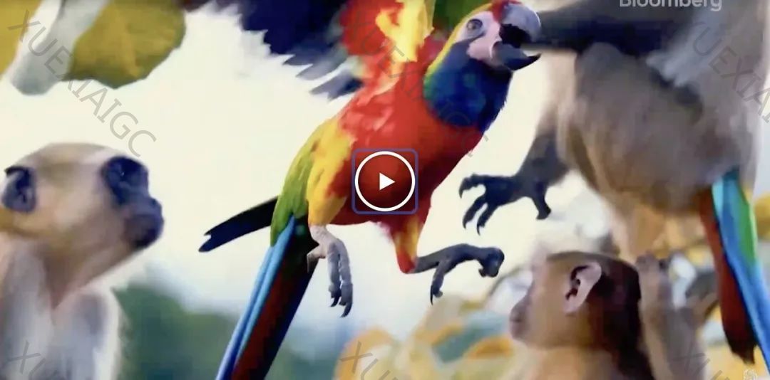 Sora「翻车」:猴子长出鹦鹉尾巴,物体学会「穿墙术」