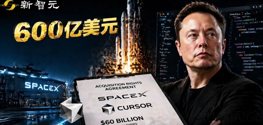 马斯克祭出「霸王条款」！Cursor焊死SpaceX战车，600亿砸穿OpenAI