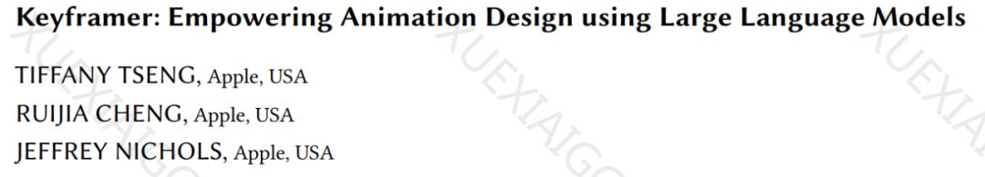 一句话让图片动起来,苹果发力大模型动画生成,可直接编辑结果