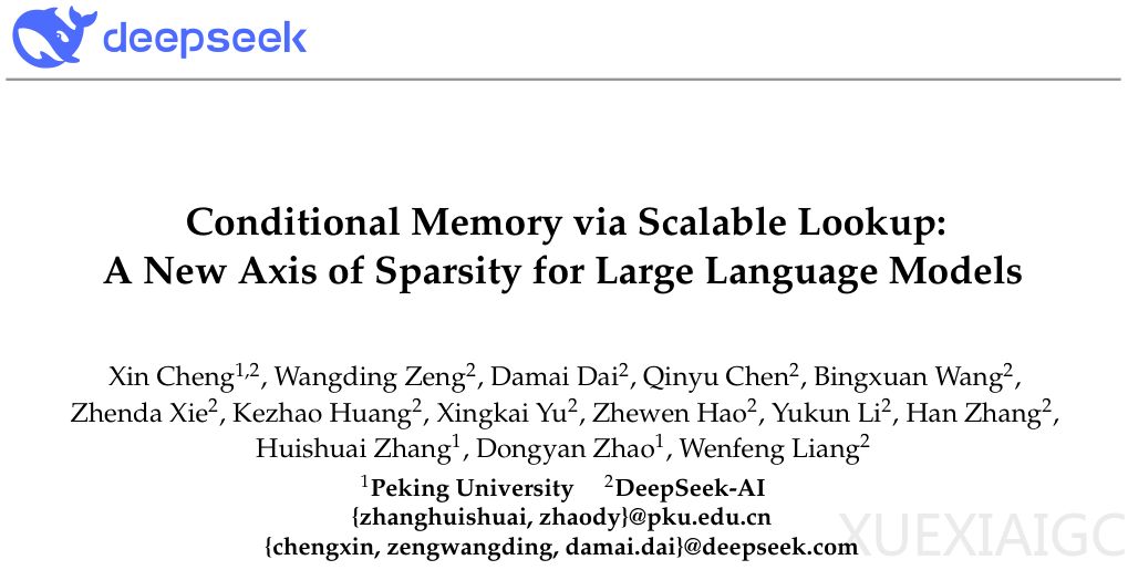 DeepSeek-V4蓄势待发！梁文锋署名论文或开启第二个DeepSeek时刻