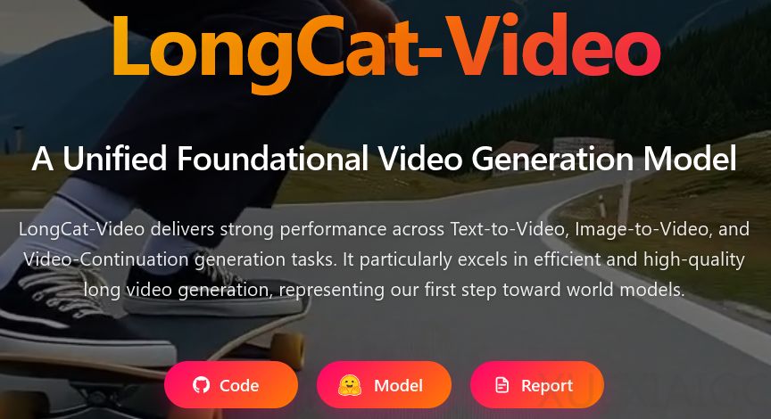 美团杀入视频生成模型赛道,LongCat-Video 136亿参数媲美顶尖模型,效率提升10倍