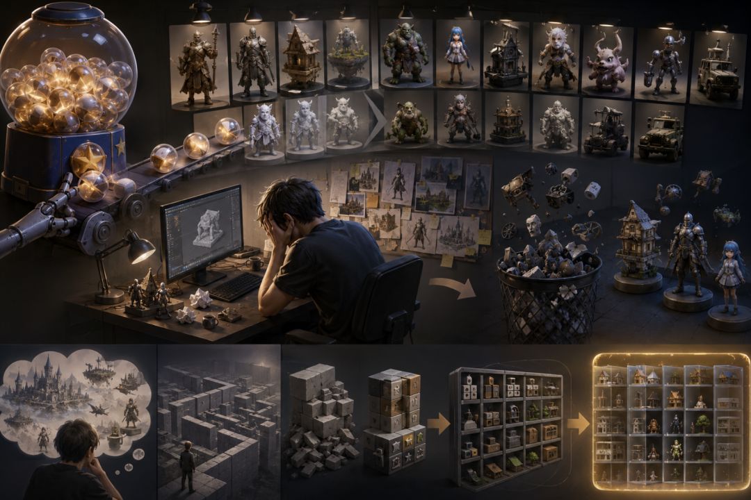 3D创作迎来ChatGPT时刻：Meshy发布全球首个3D AI Agent