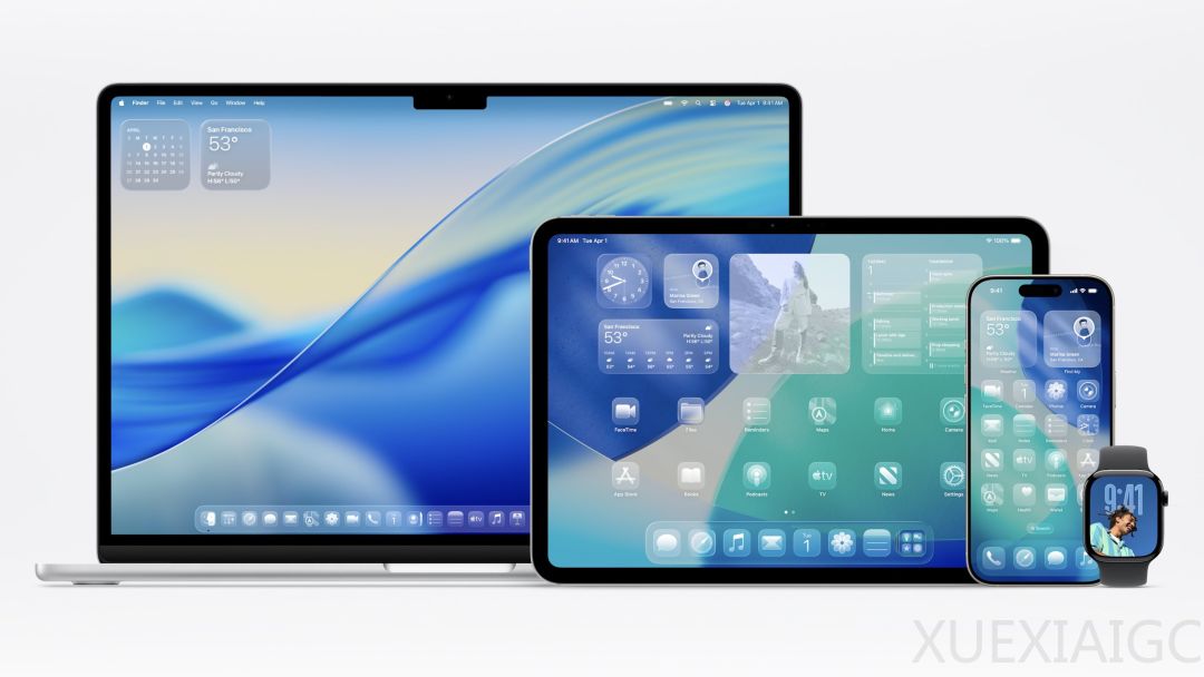 苹果WWDC2025:时隔十三年的新「UI」,以及更低调但随处可见的「AI」
