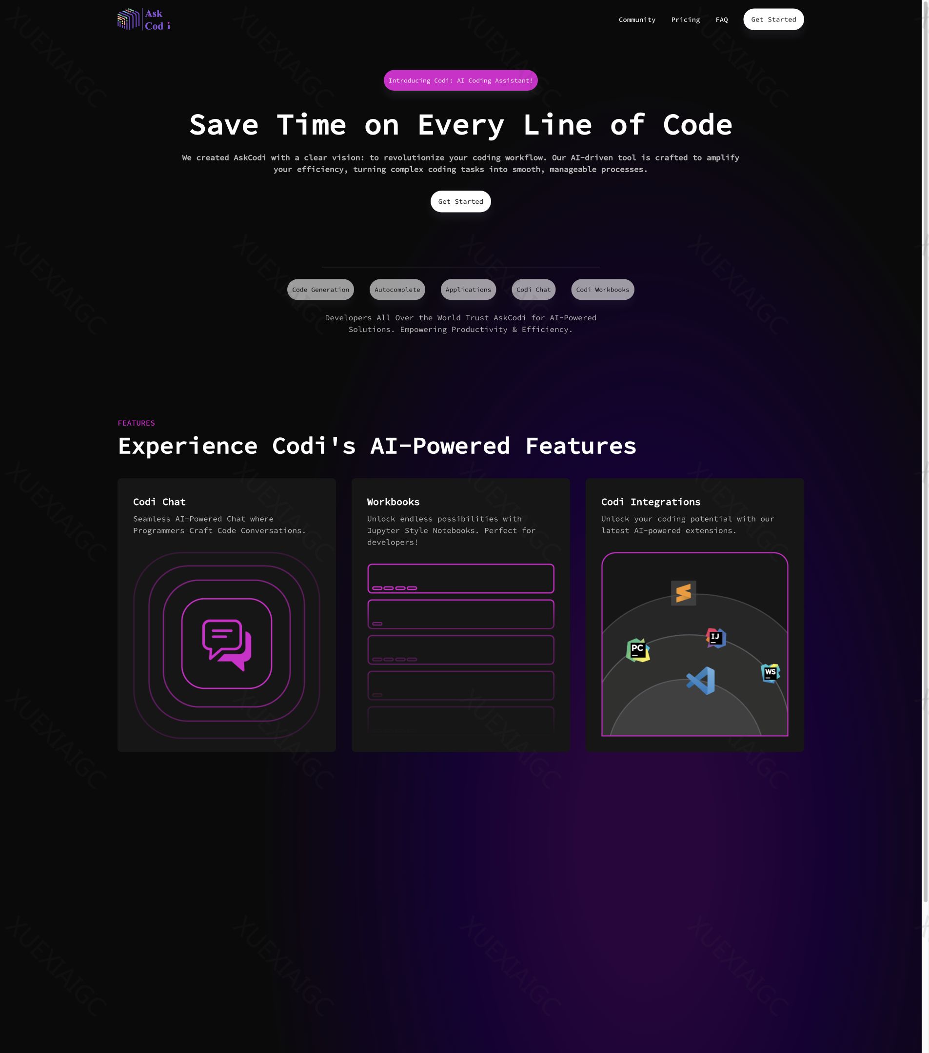 AskCodi-代码生成助手
