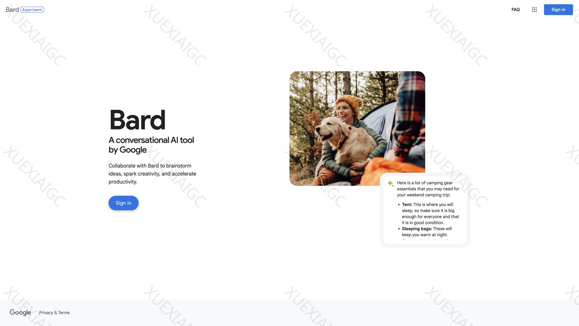 Bard AI（已更名Gemini）