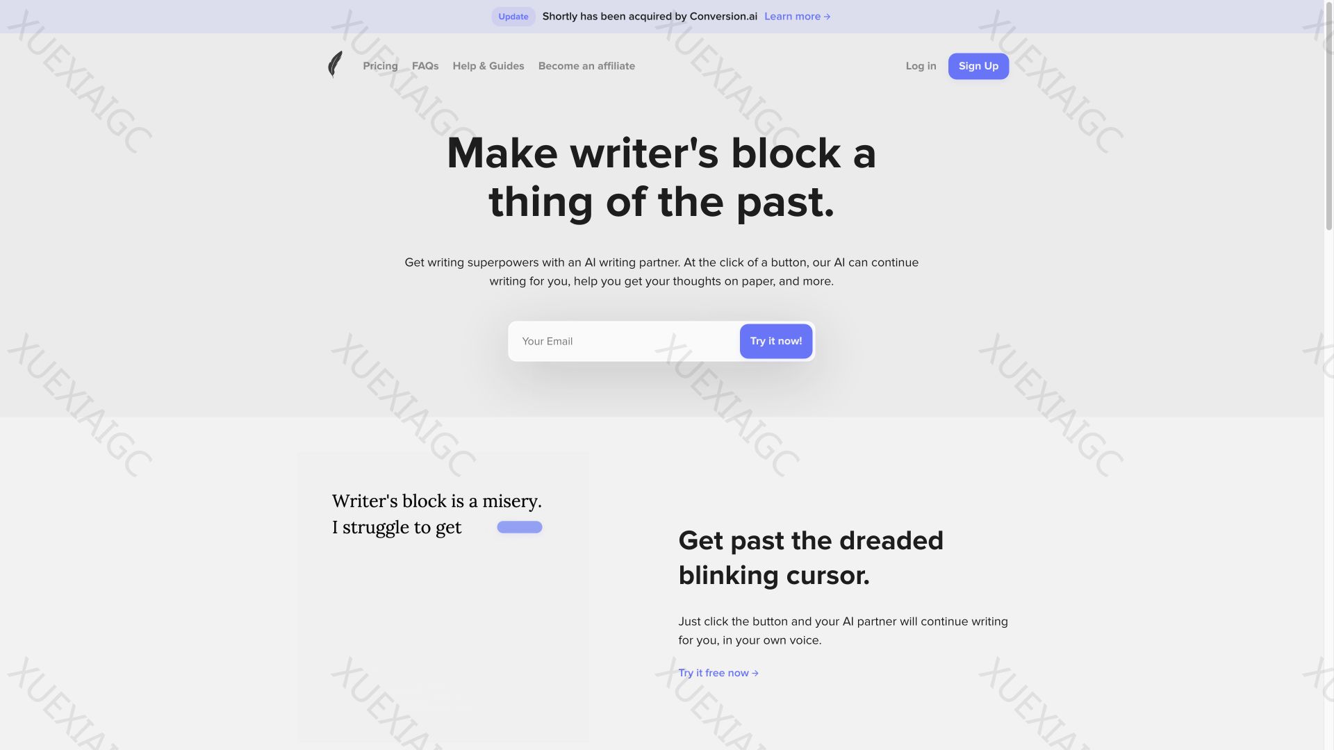 ShortlyAI-在线文案助手