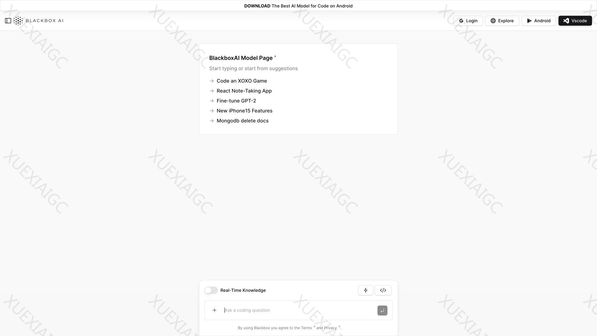 Blackbox AI-免费编程助手