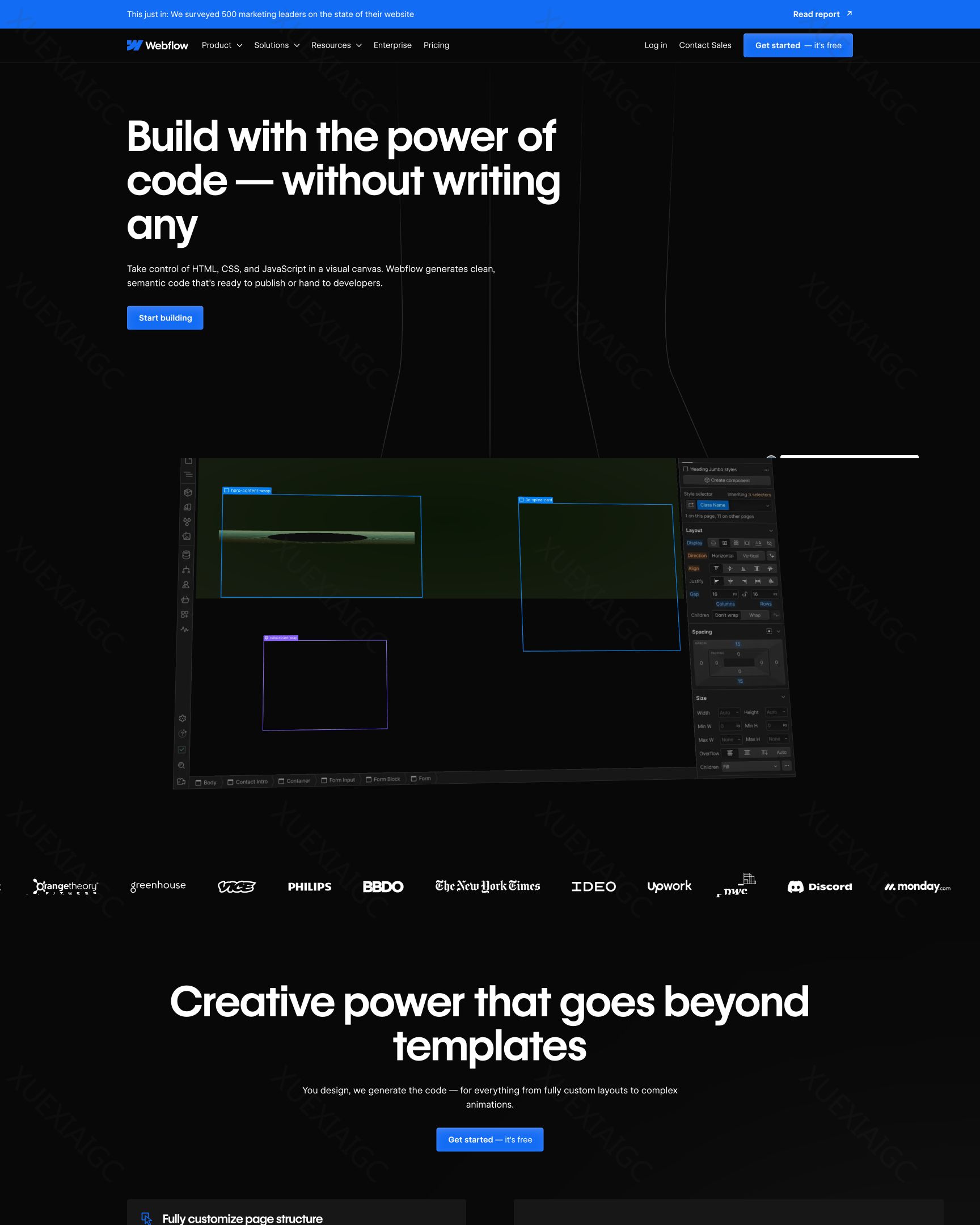 Webflow-网页设计工具
